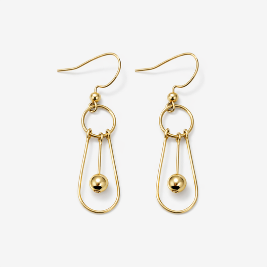 Perfect Gold Drop Earrings - The Abbie